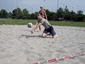 Beachvolleyball im April