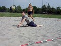 Beachvolleyball im April