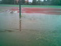 Land unter im Stadion